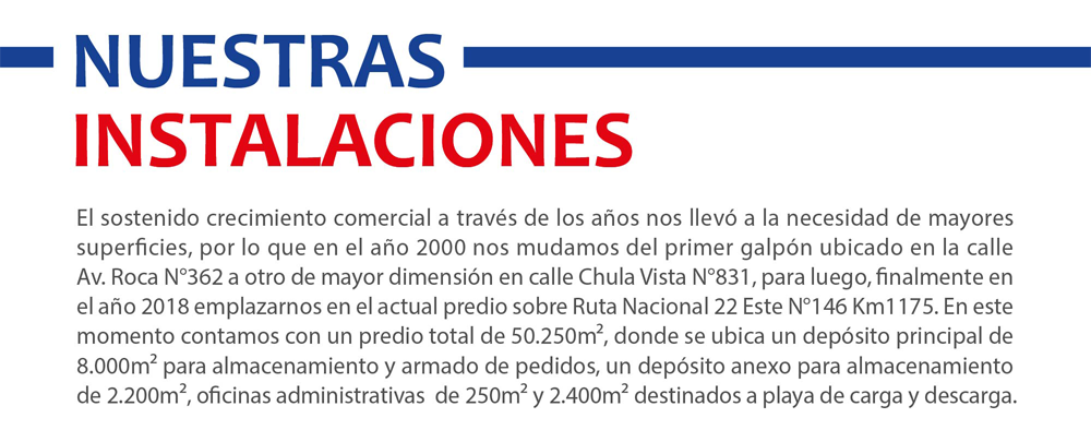 Nuestras Instalaciones